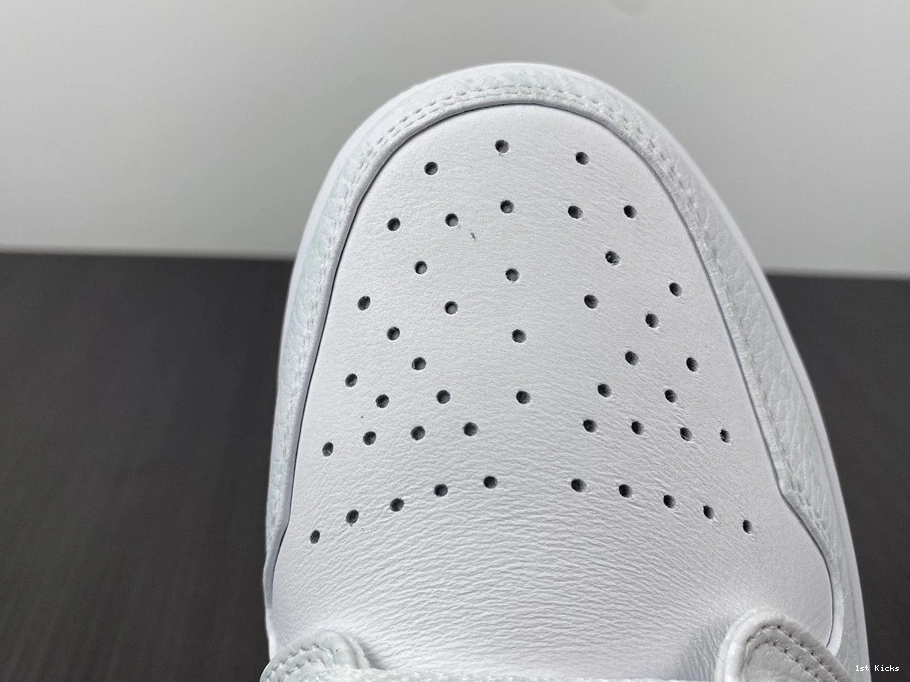 White Tumbled - 553558-130 1 Low Jordan Triple Leather 0321